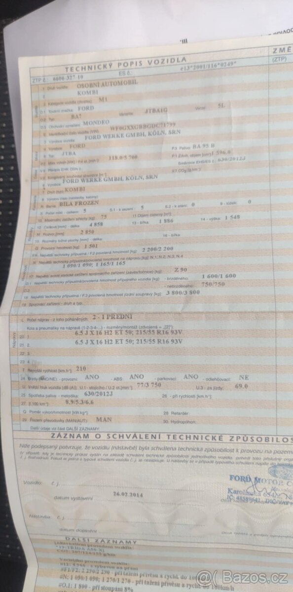 Ford Mondeo 1.6i - 9