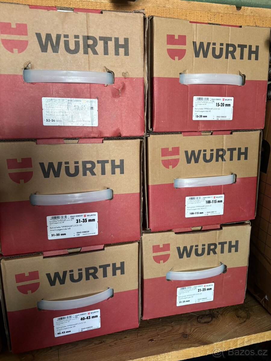 WÜRTH montážní pěna, čistič, silikon, pásky, pytle na odpad - 9