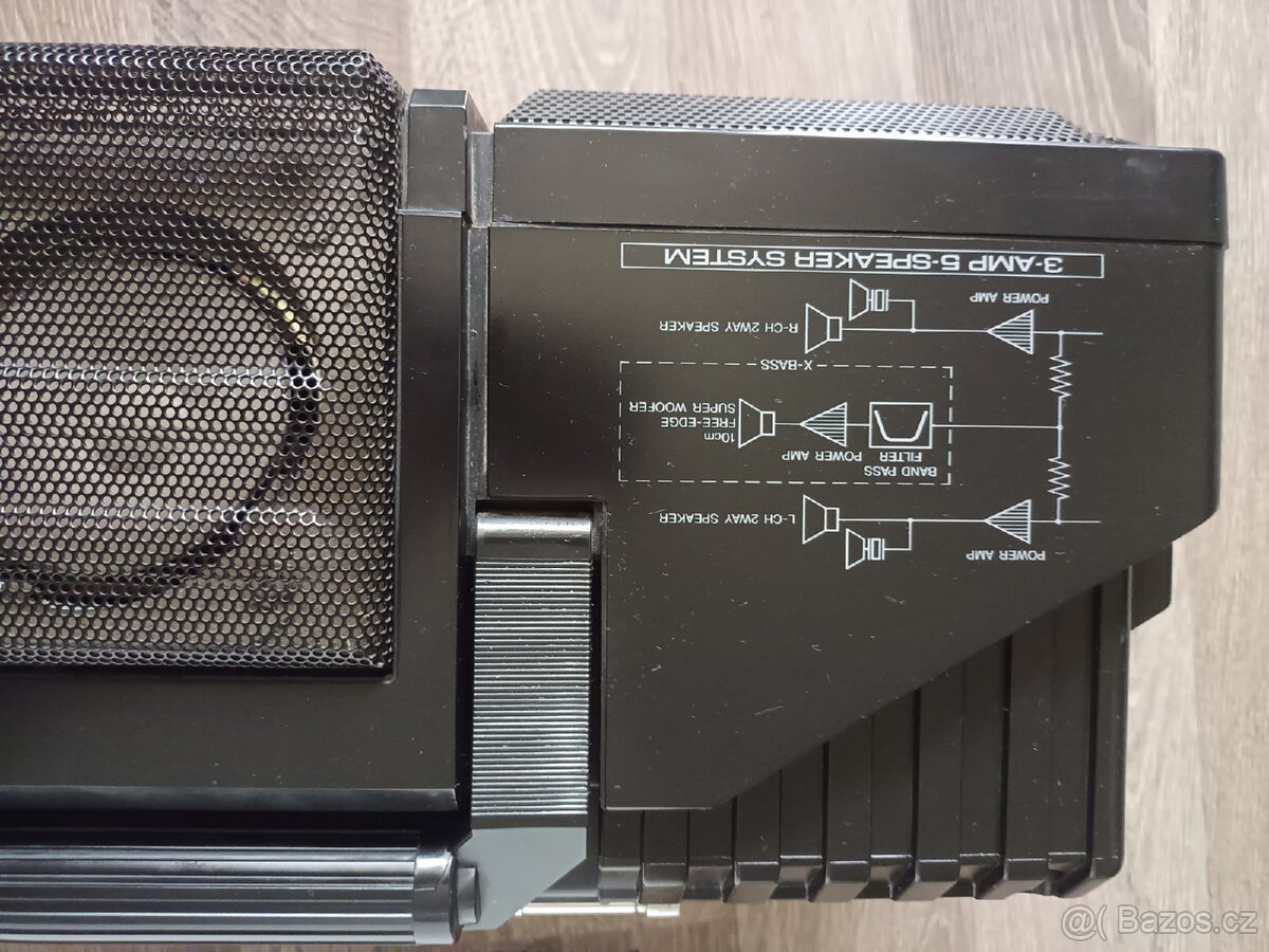 Sharp WQ 354 radiomagnetofon retro 2 kazeťák - 9