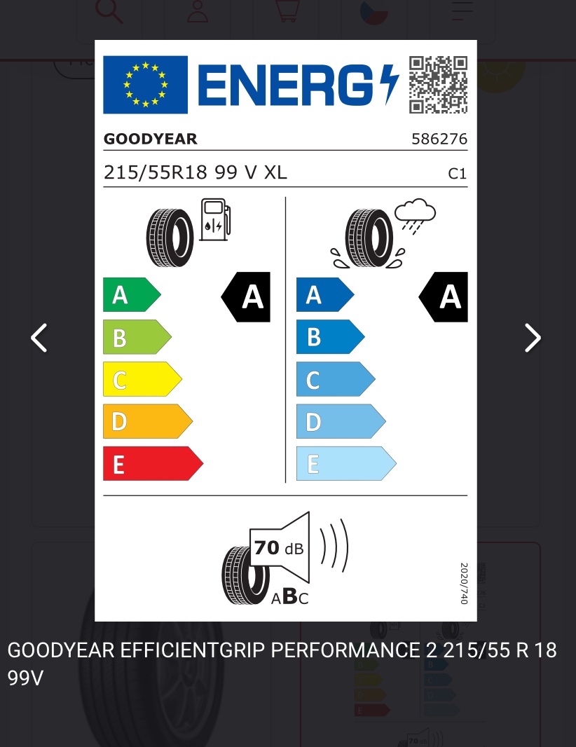 Goodyear 215/55/R18 NOVÉ letní pneumatiky - 9