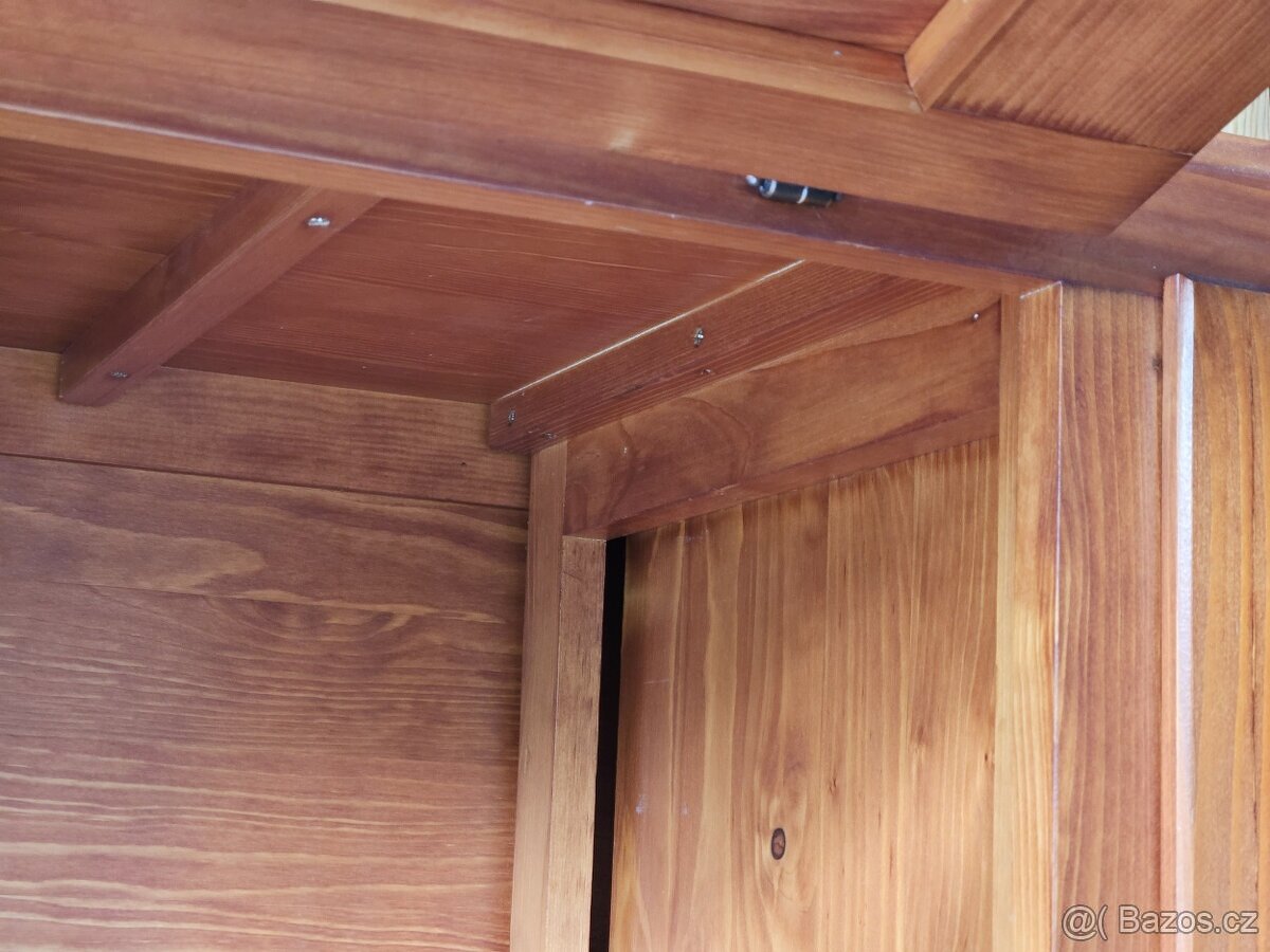 Komoda + rohová vitrína - masiv - Třebíčsko - 9