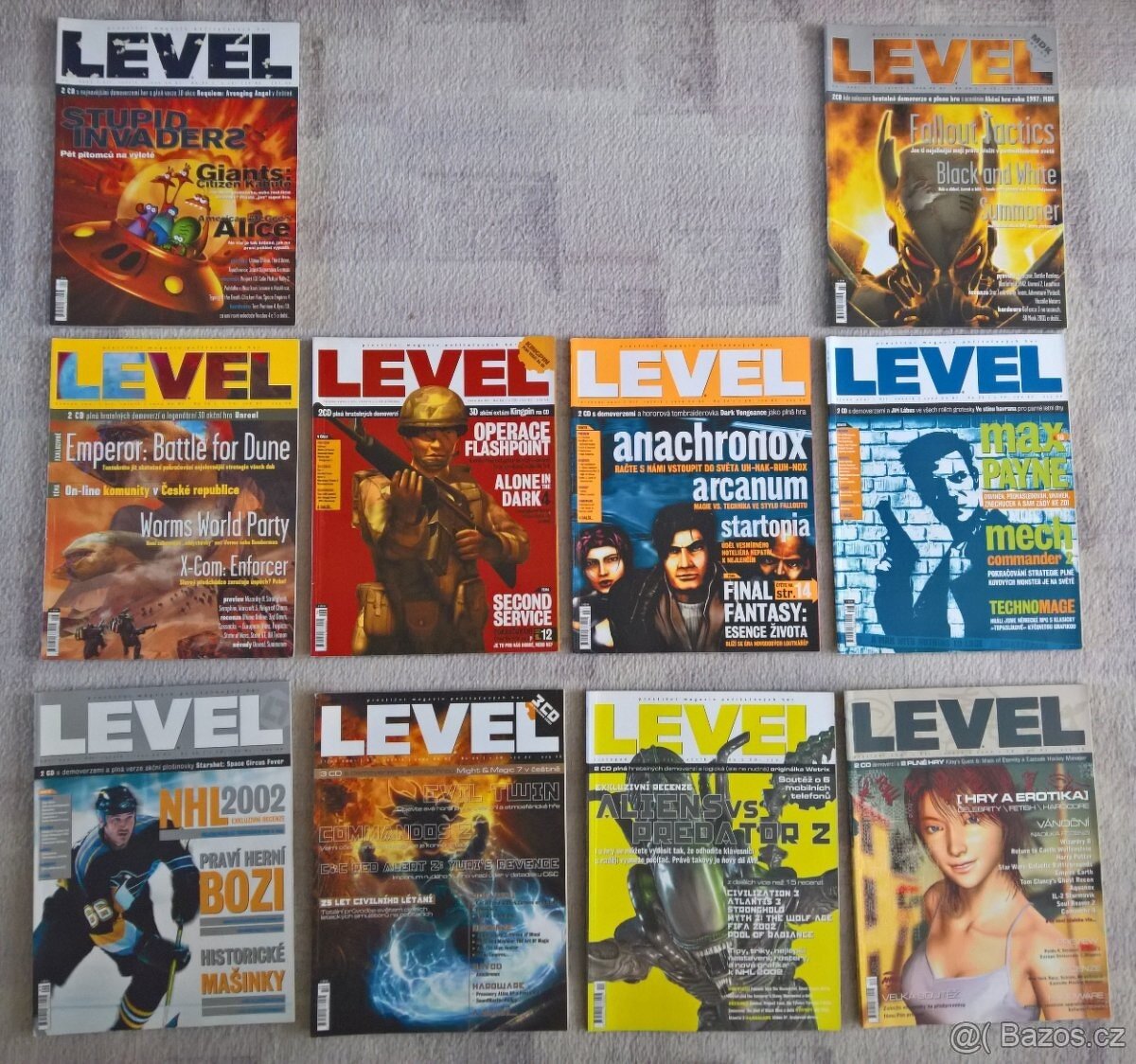 Sbírka časopisů LEVEL 1996 – 2004 - 9