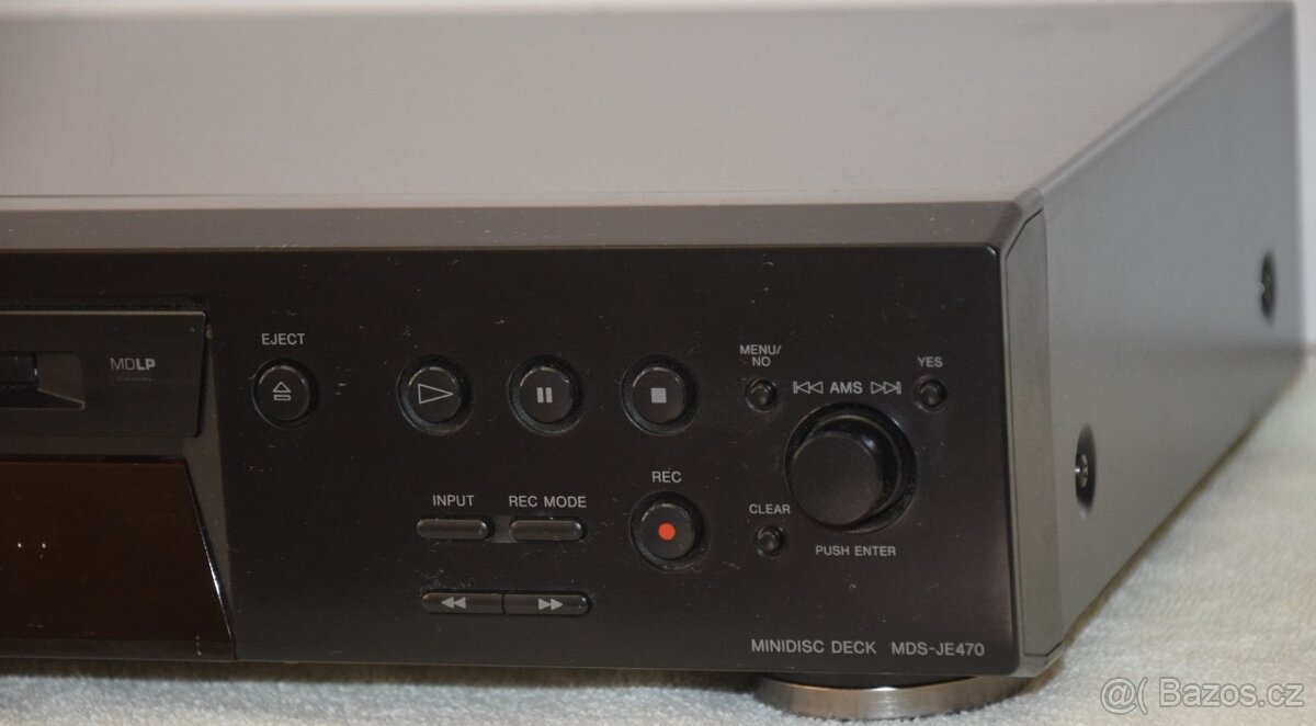 Minidisc deck SONY MDS-JE470, manuál,10x MD, přip.PC kláves - 9
