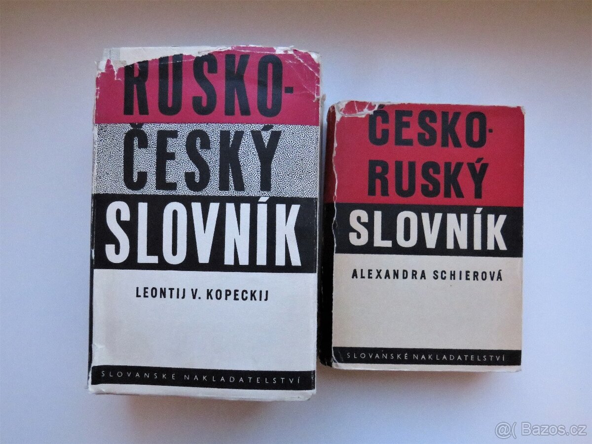 Starší učebnice a slovníky - 9