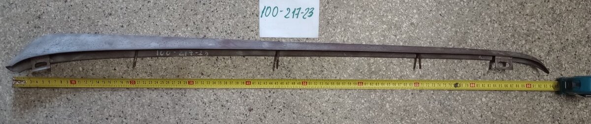 Tatra 603 - 1 lišta krátkého lapače - nový chrom - 9