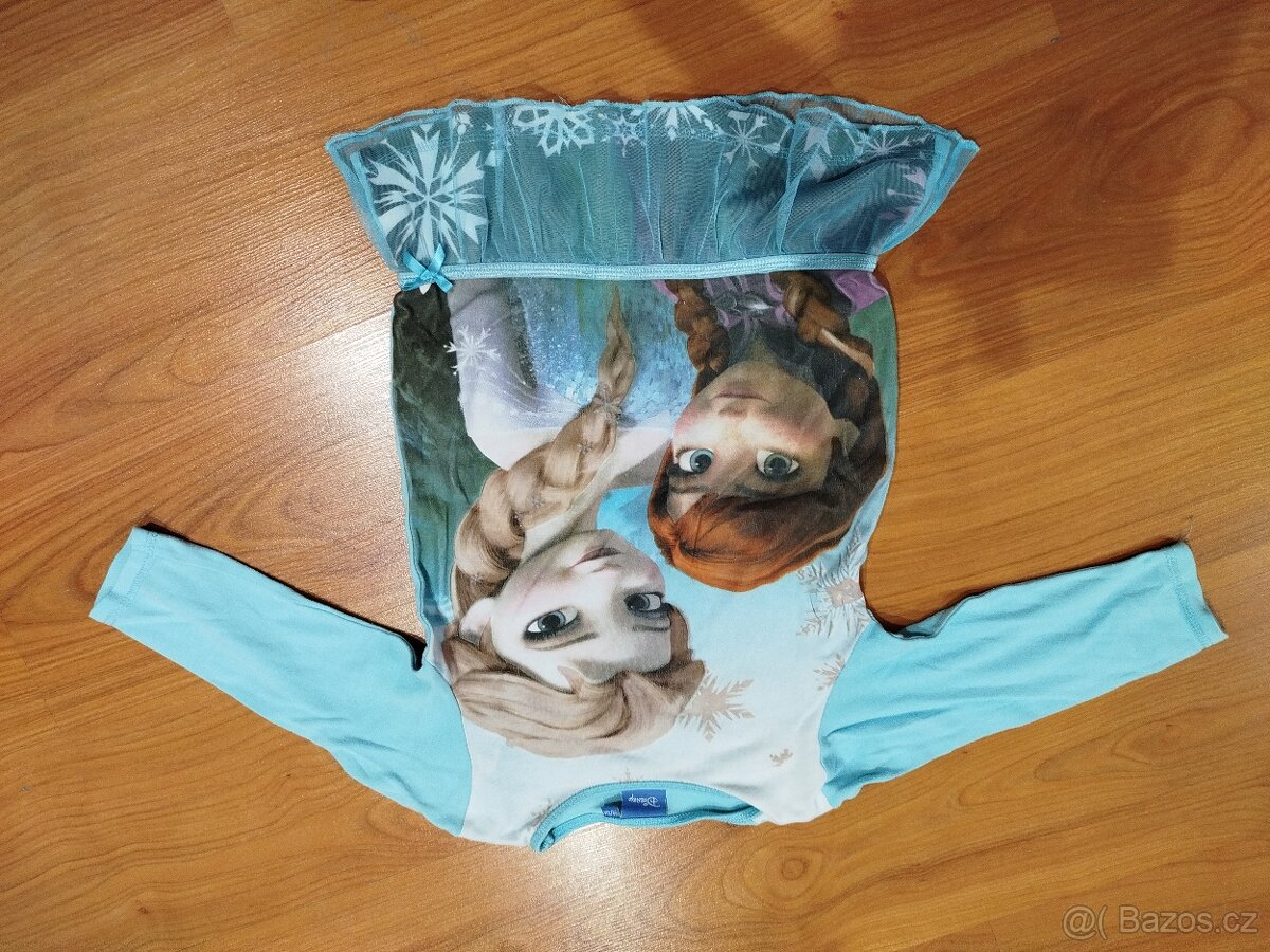 3x dívčí trička s dlouhým rukávem vel 98/104 - 9