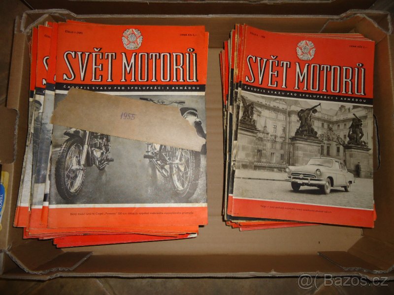 50. léta 245 kusů časopisů Svět motorů. - 9