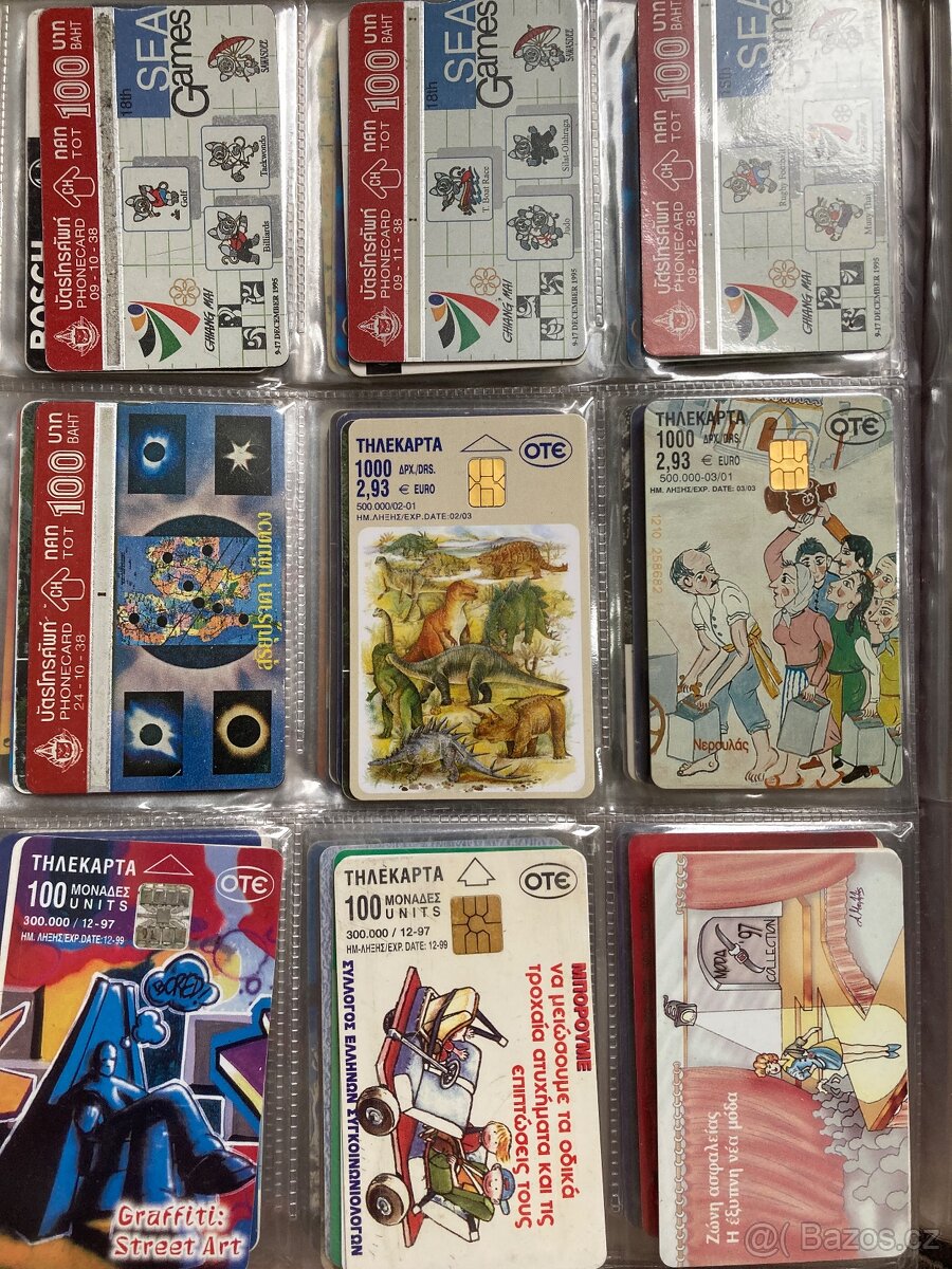 Album telefonních karet ČR i zahraniční - 9