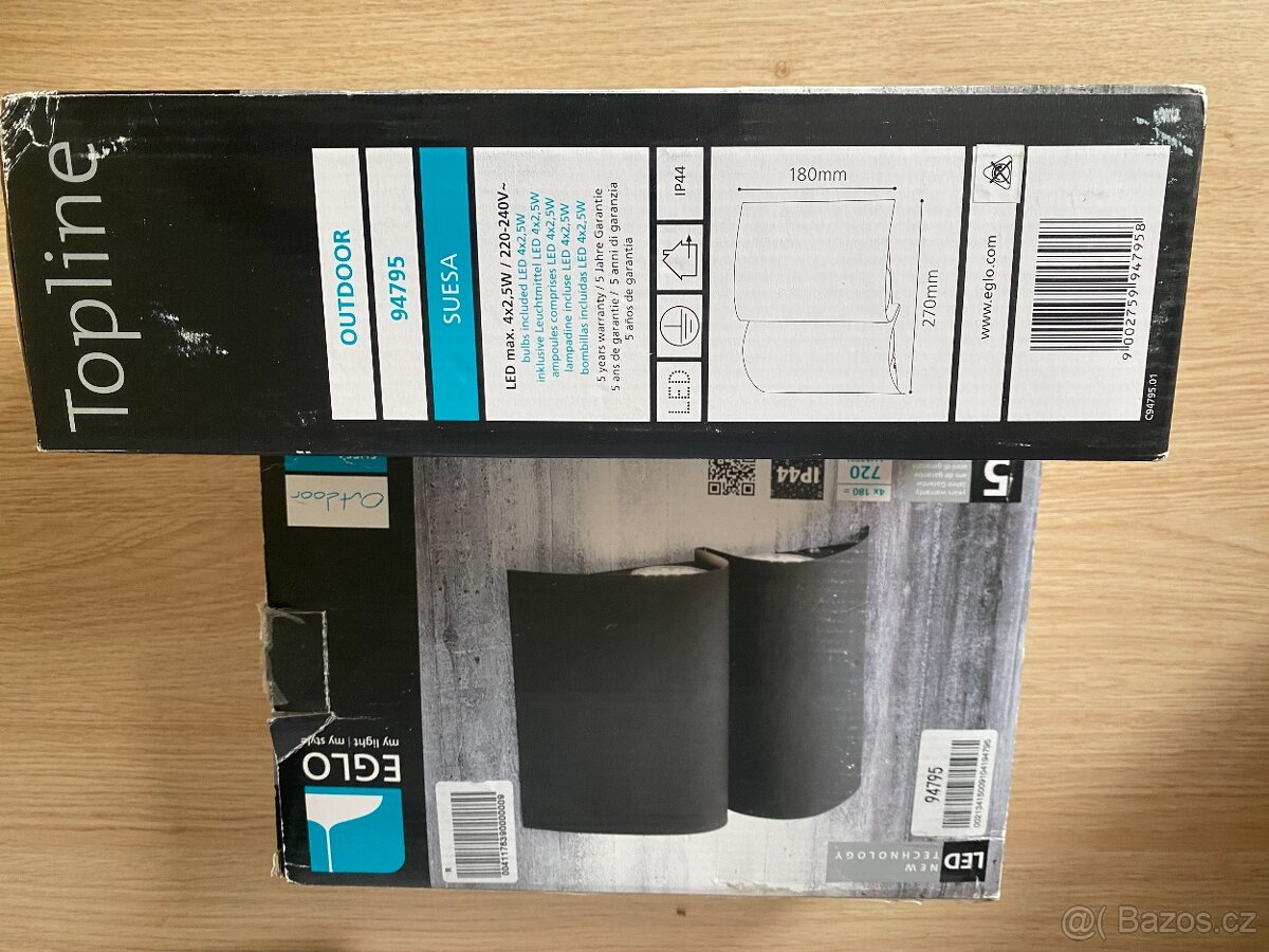 Venkovní nástěnné svítidlo SUESA - 9