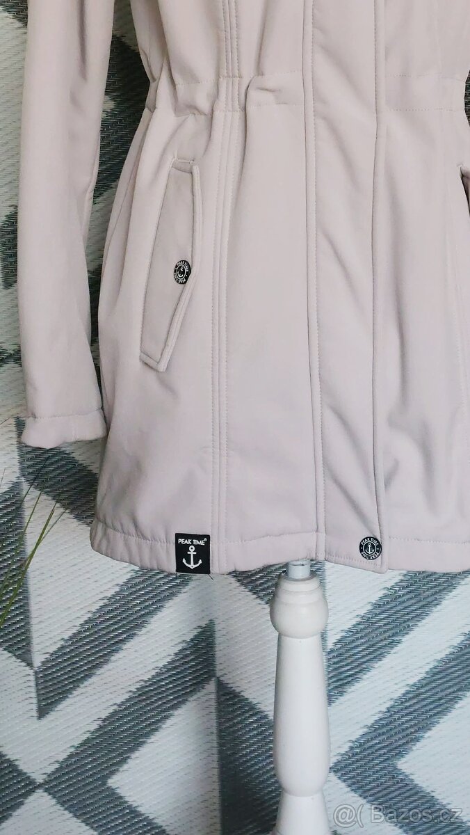 KRÁSNÁ SOFTSHELL BUNDA - PEAK TIME - vel.M - 9
