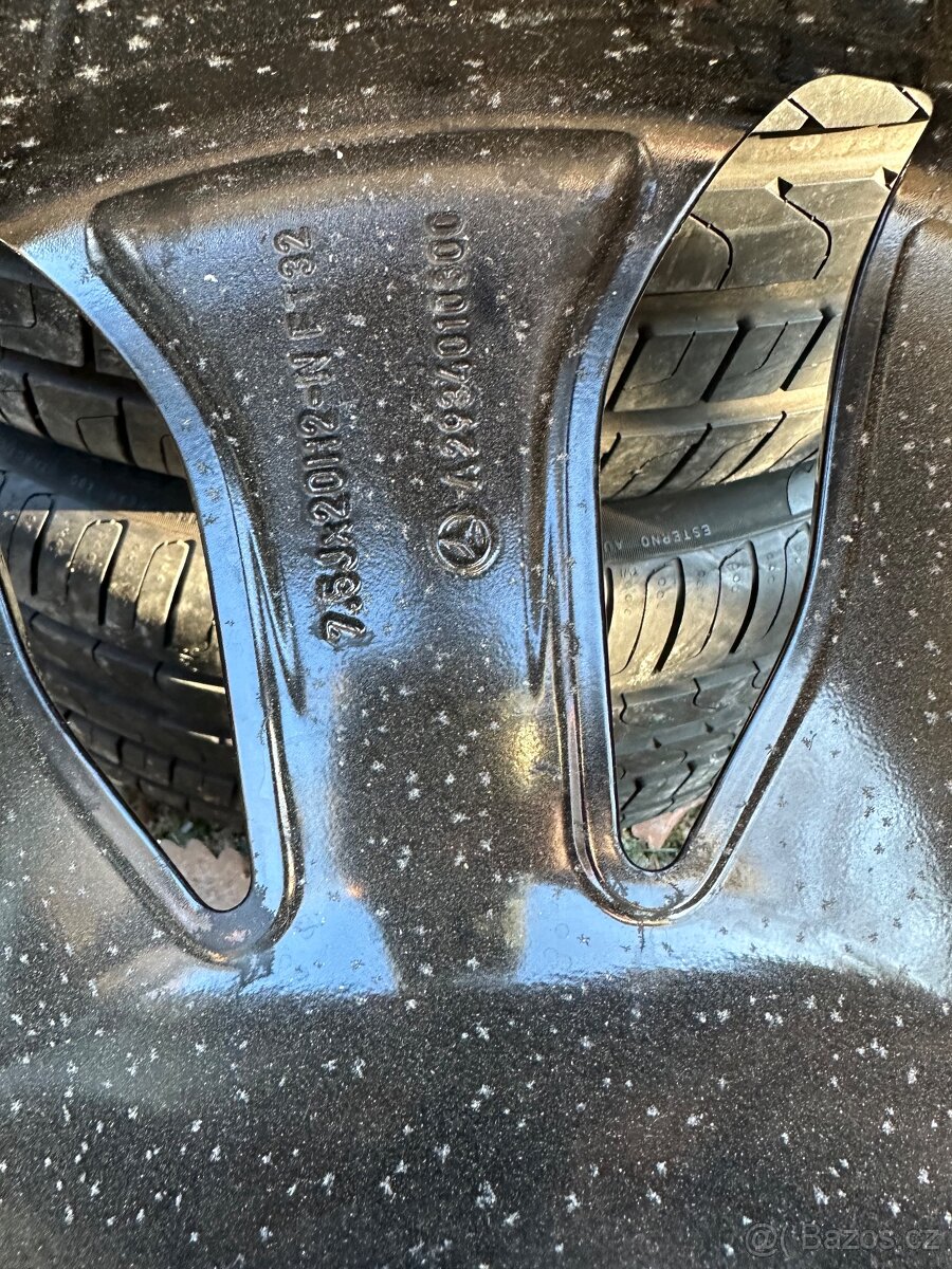ALU KOLA MERCEDES EQC R20 LETNÍ SADA JAKO NOVÉ TOP - 9