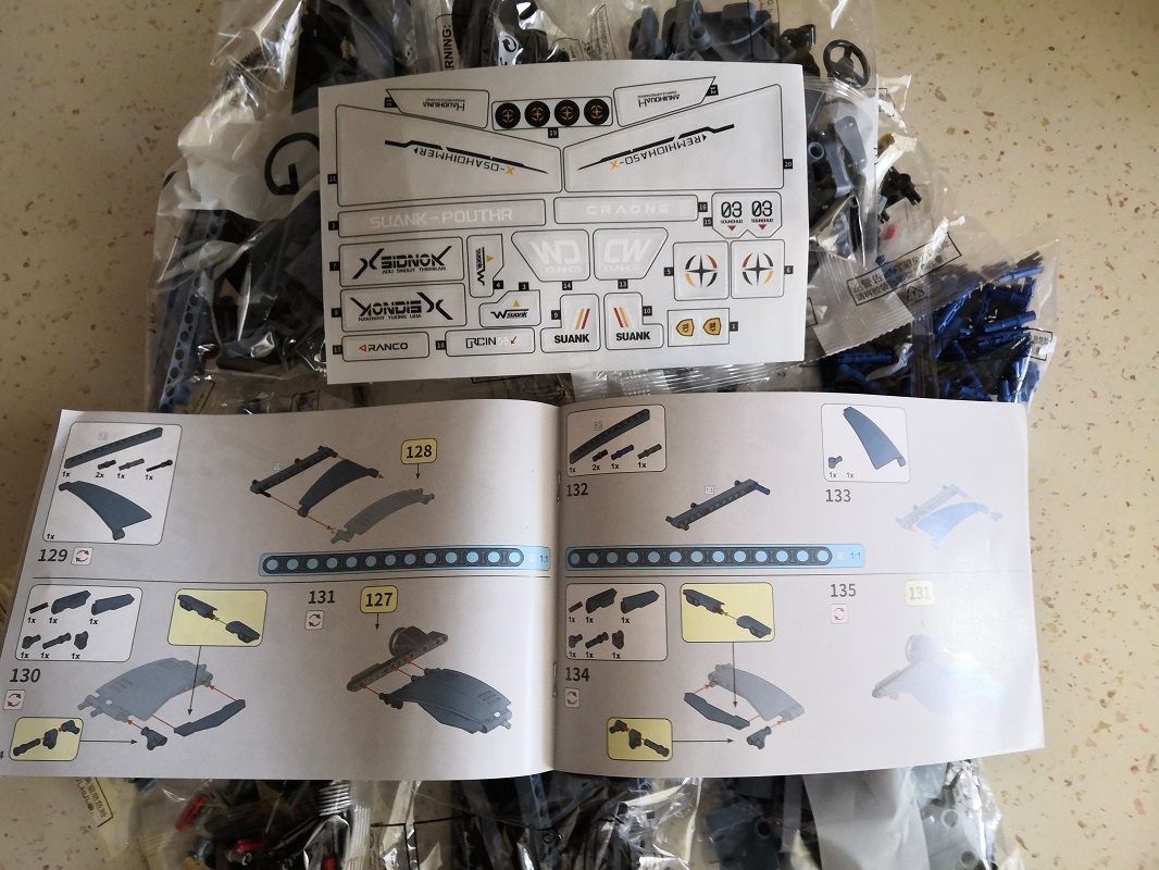 Stavebnice modrá Porsche 911 kompatibilní s LEGO - 9