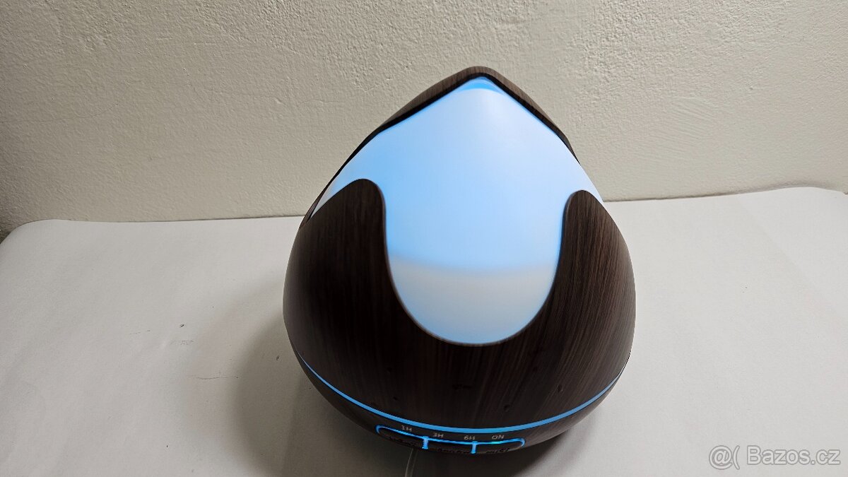 Aroma difuzér / zvlhčovač vzduchu + 8× esenciální olej (komp - 9