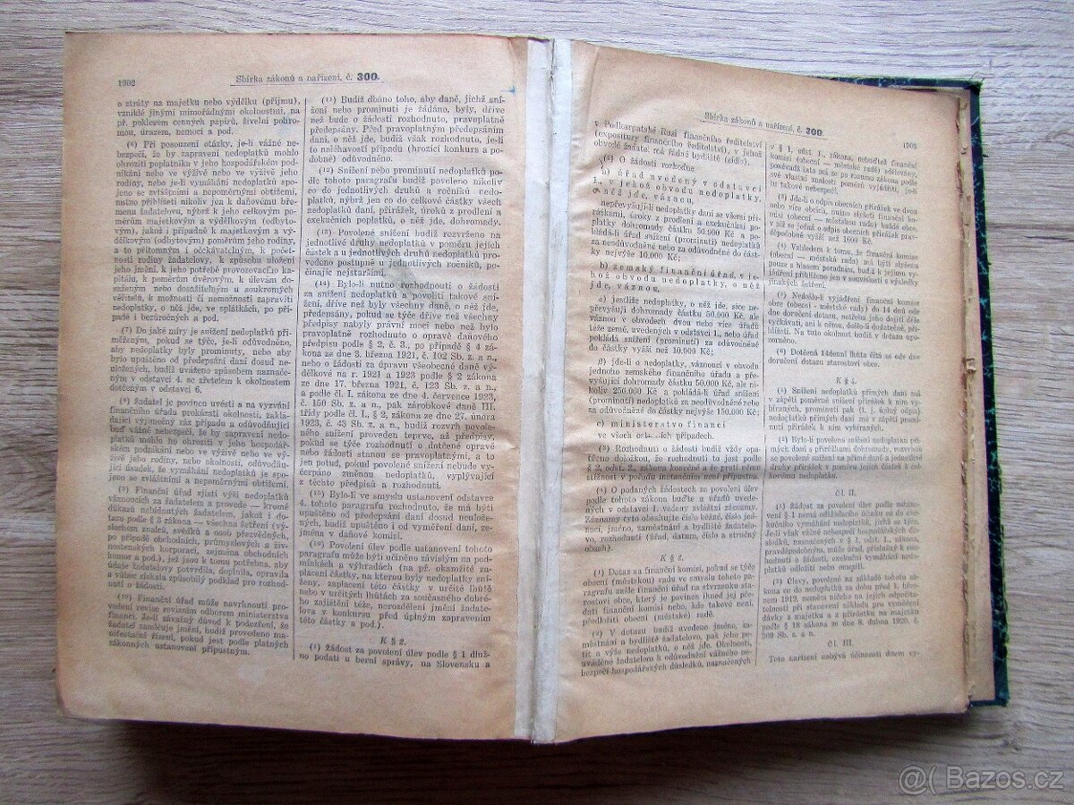 Sbírka zákonů a nařízení 1924 – prodej sbírky starých knih. - 9