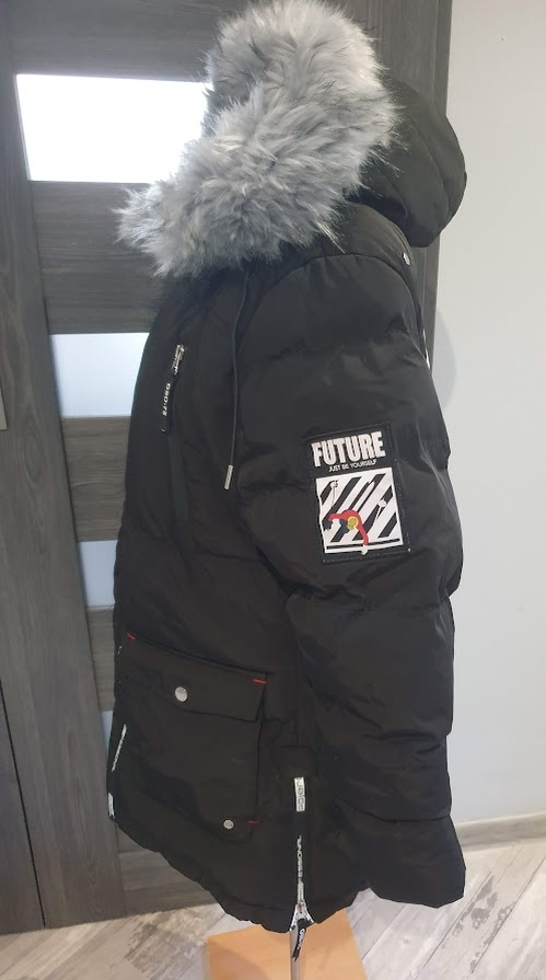 Krásná delší zimní bunda na hory - 9