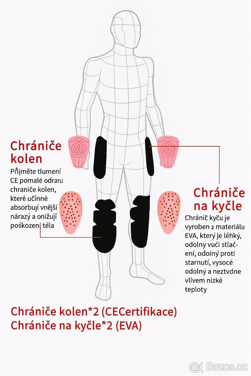 Dámské moto kalhoty Slim fit, Ochranné M - 9