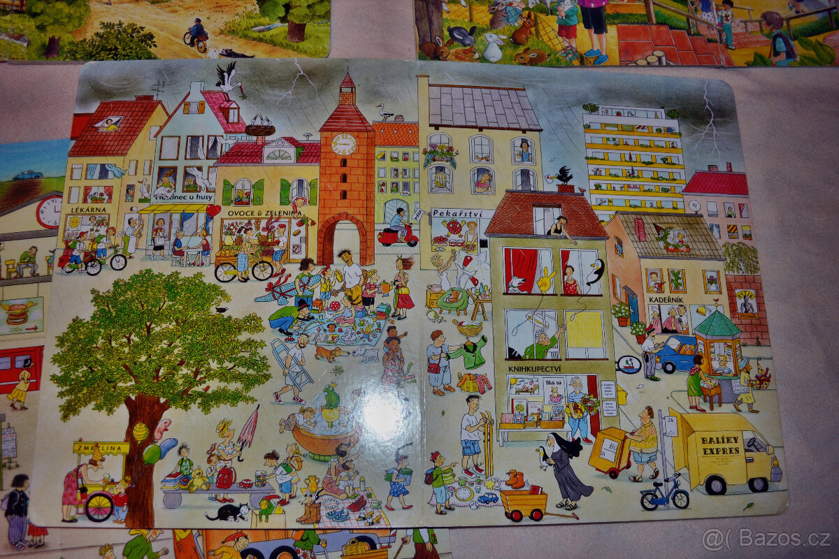 dětské velkoformátové knihy, krásné obsáhlé ilustrace - 9