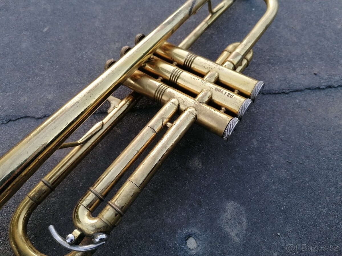 Predám starožitná trubka Cor ton - 9