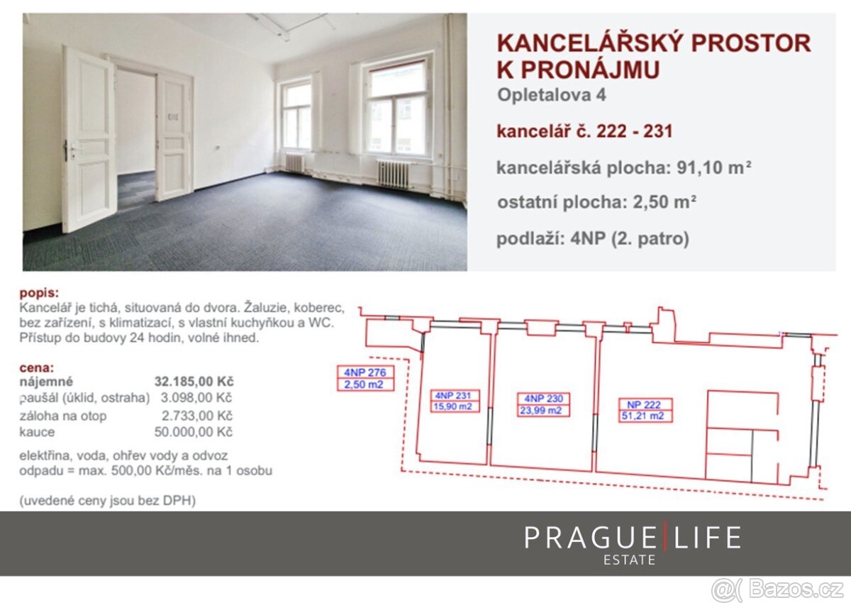 KANCELÁŘSKÝ PROSTOR K PRONÁJMU - 9