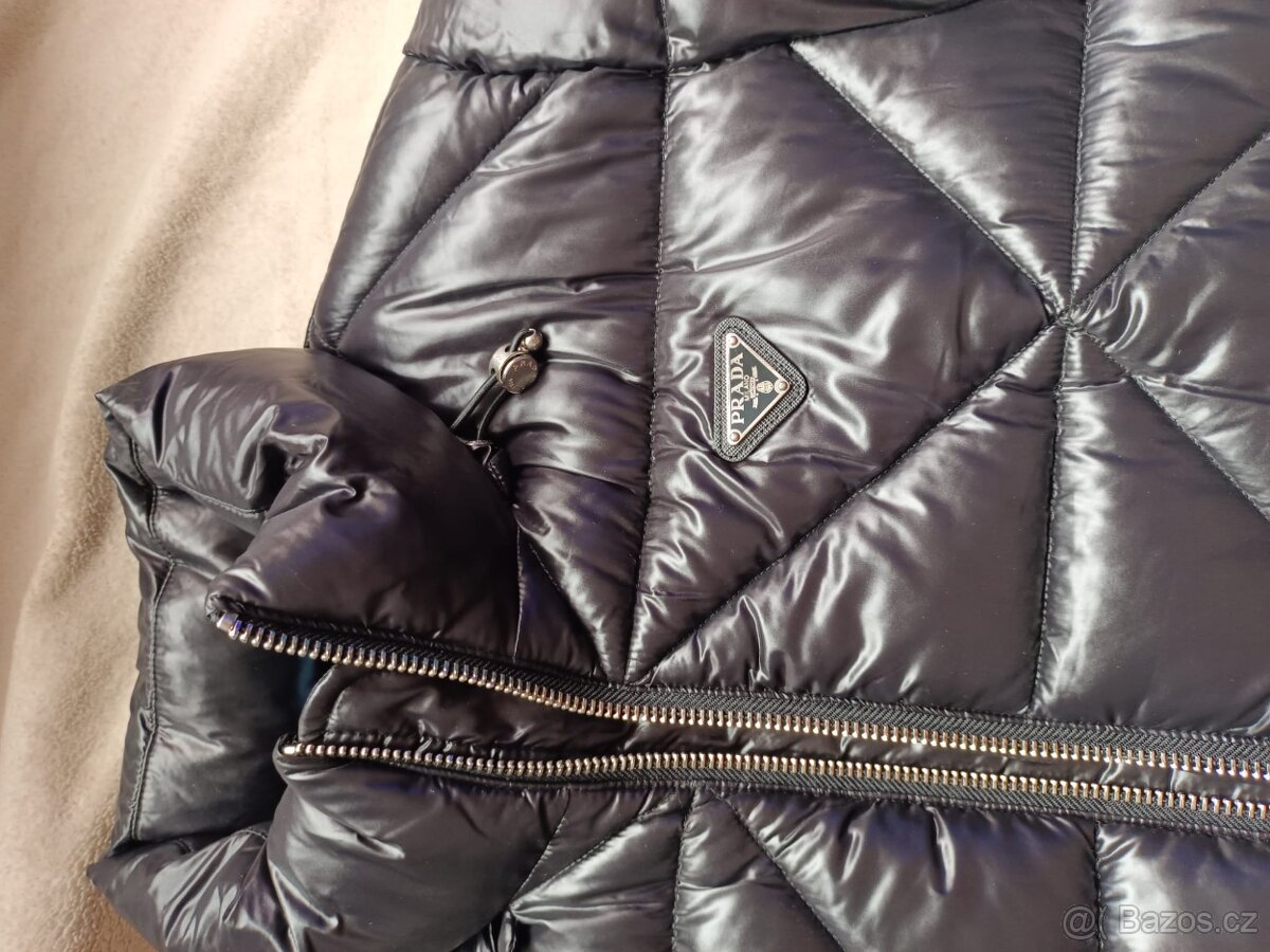 Zimní bunda Prada pánská černá XL - 9