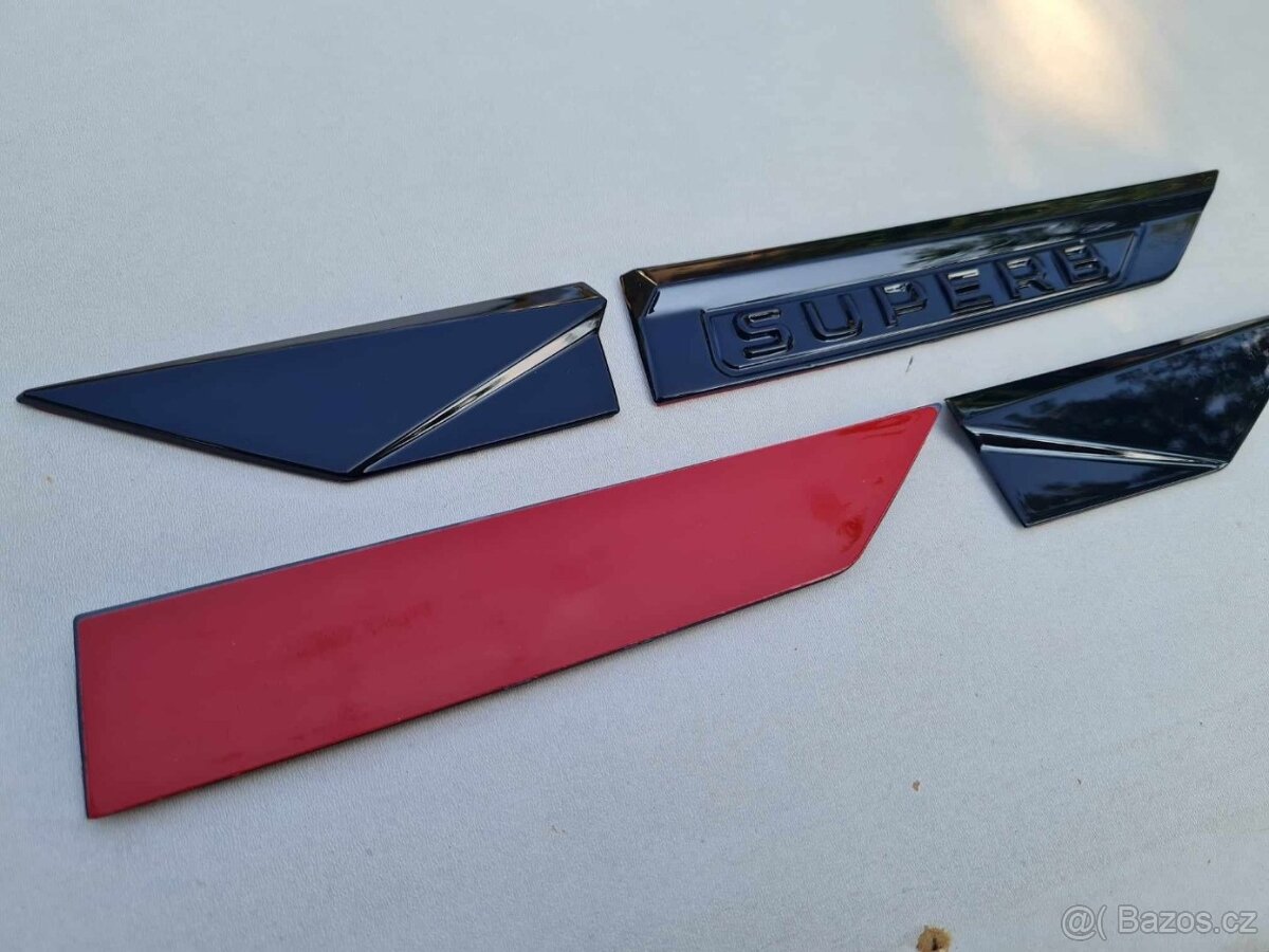 Čierne nápisy na blatník pre ŠKODA modely - 9