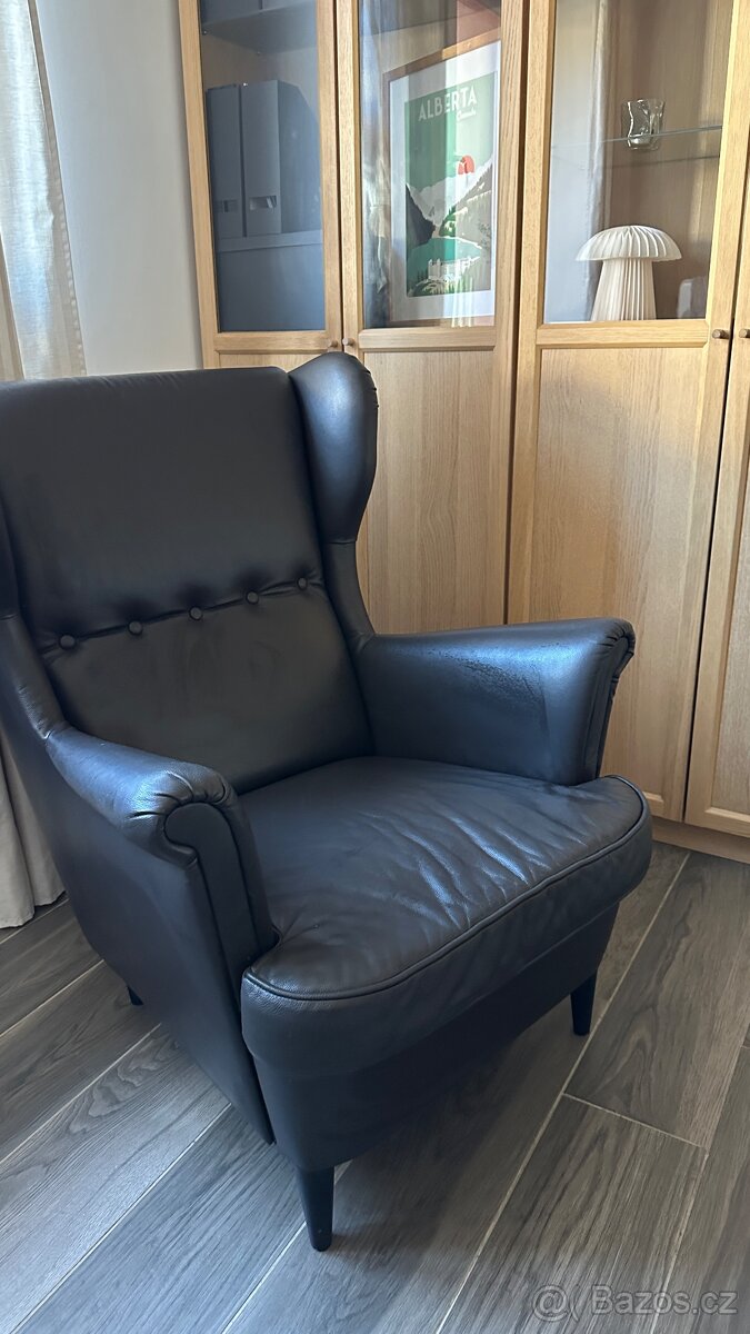 Kožený ušák Ikea - 9