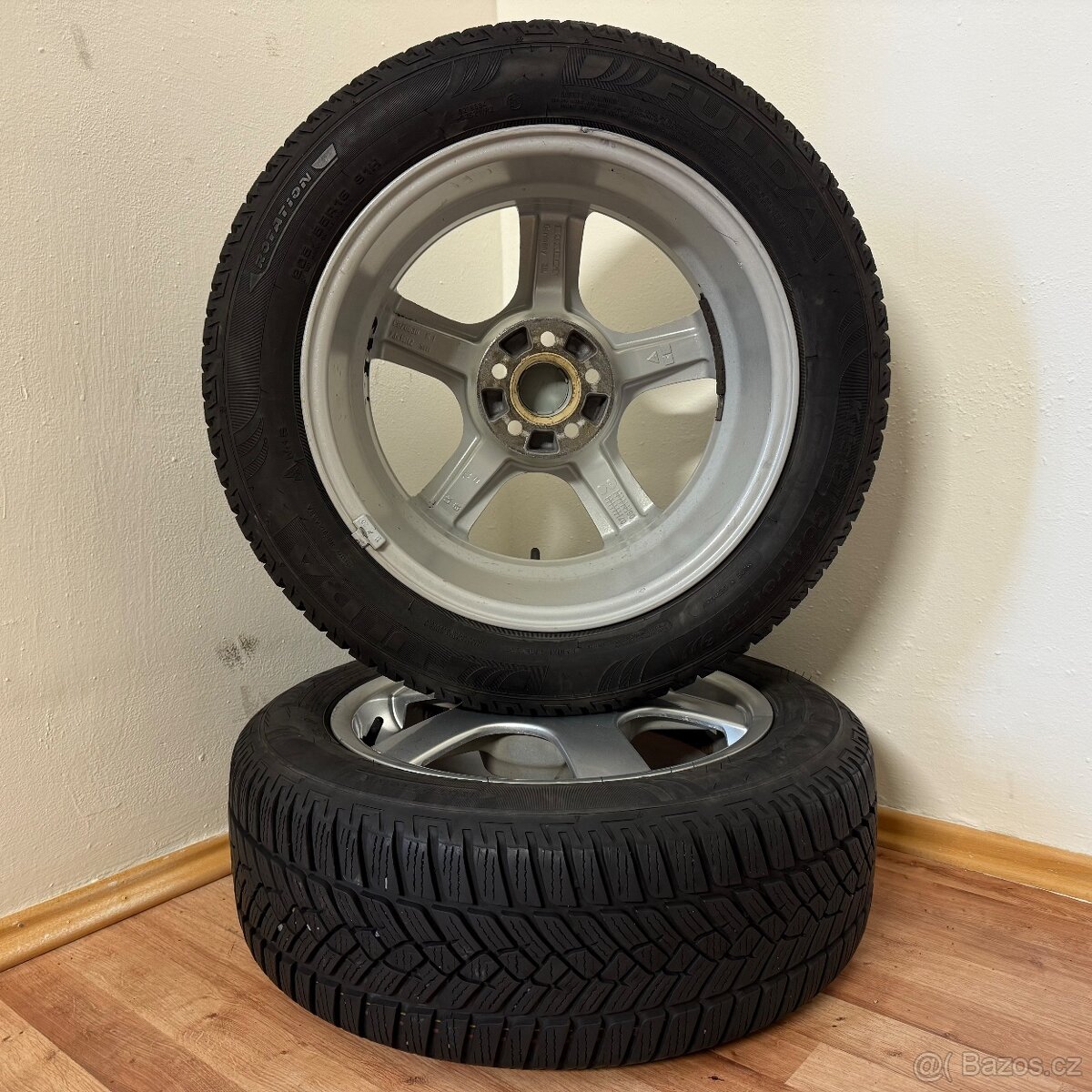 VW/ŠKODA/SEAT 5x100 R16 ET38+ZIMNÍ 205/55R16 7,5mm - 9