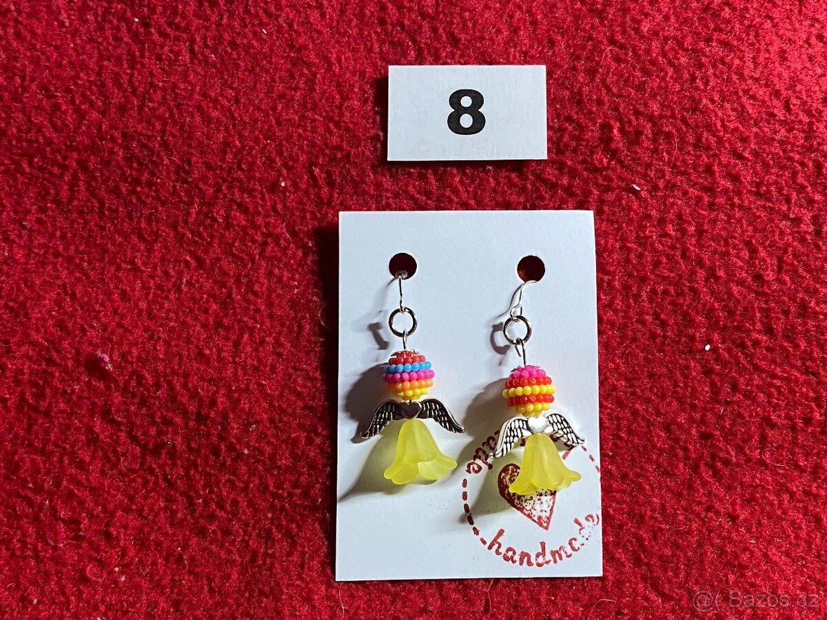 Naušnice - andílek - více variant - 9