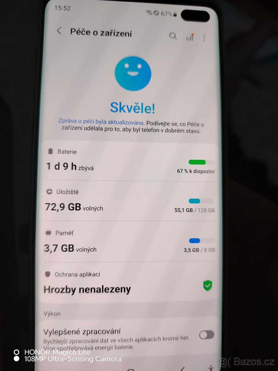 Honor Magic6 5G lite a Samsung S10+ - Vyměním - 9