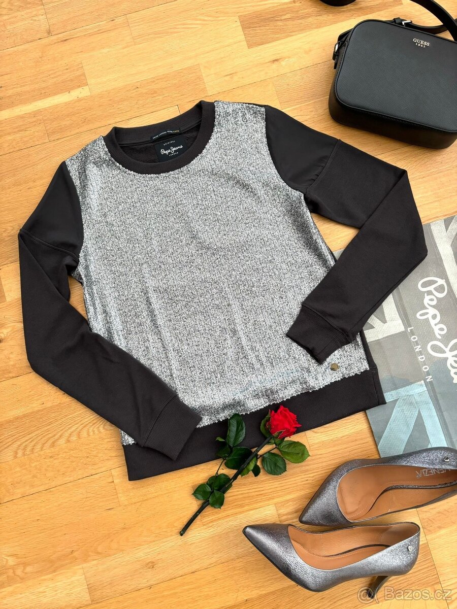 PEPE JEANS halenka mikina XS - 9