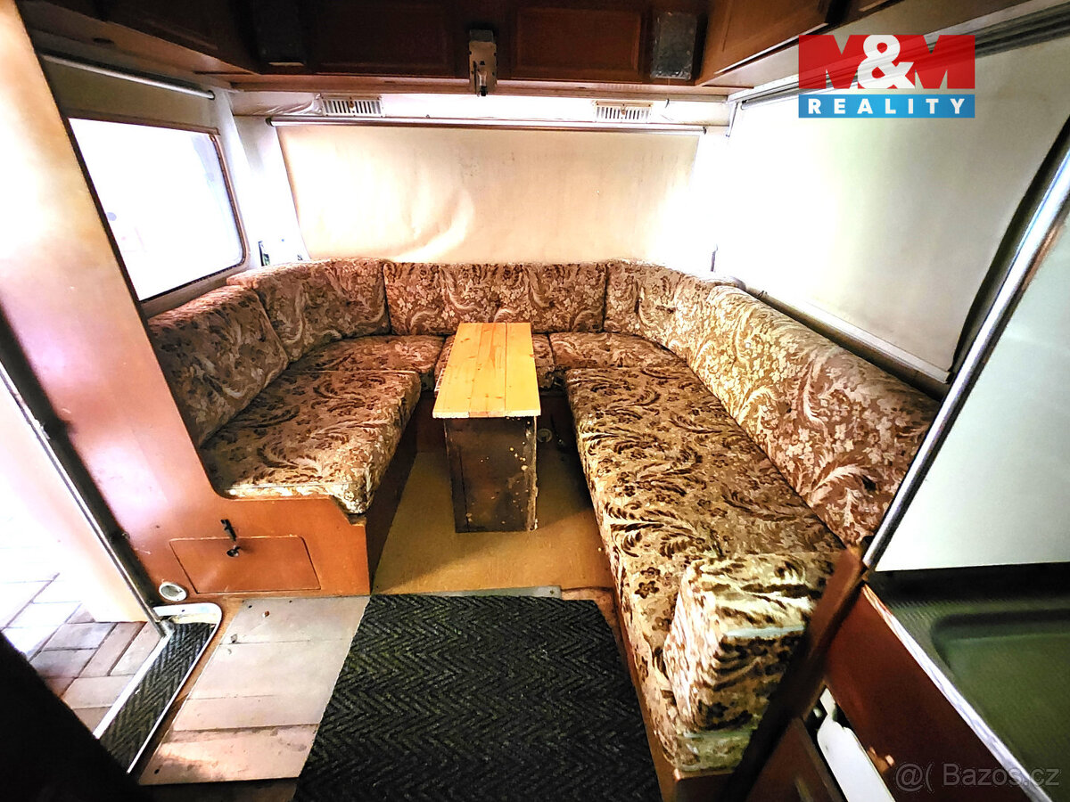Prodej, karavan s dřevěnou přístavbou, Hradec u Kadaně - 9