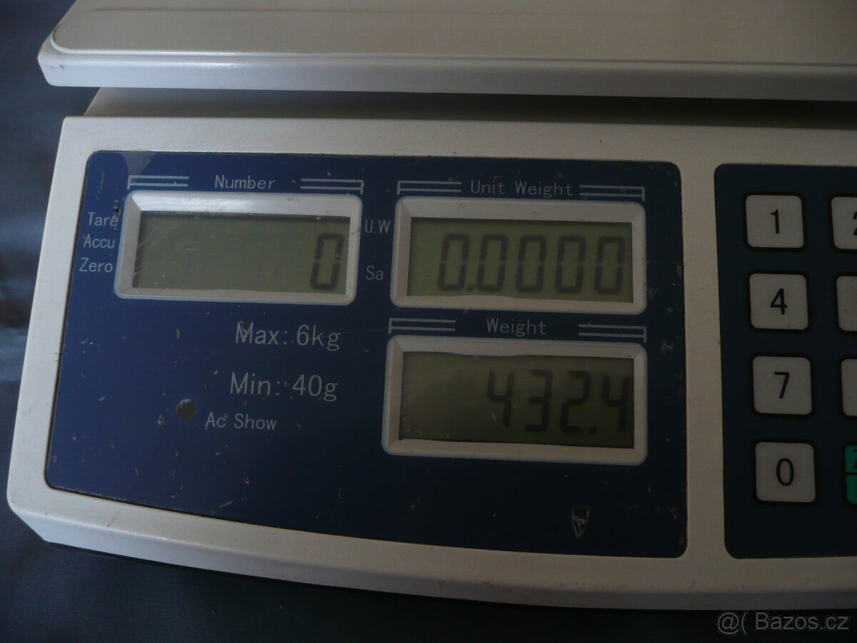 Počítací váha typ JCS-A Counting Scale. - 9