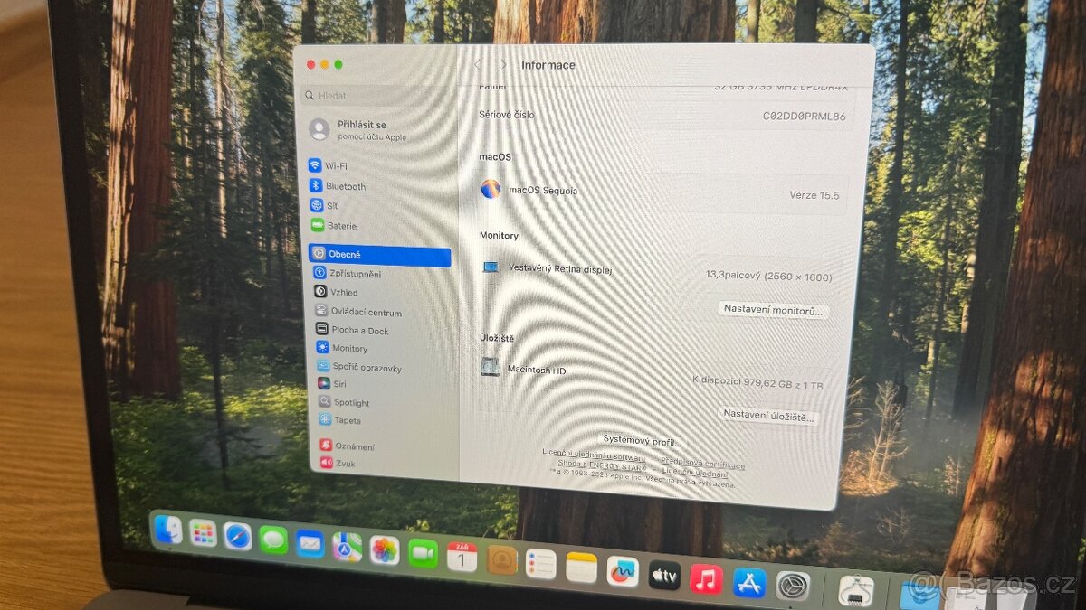 Apple MacBook Pro 13,3", i7, 32GB RAM, 1TB SSD - 9