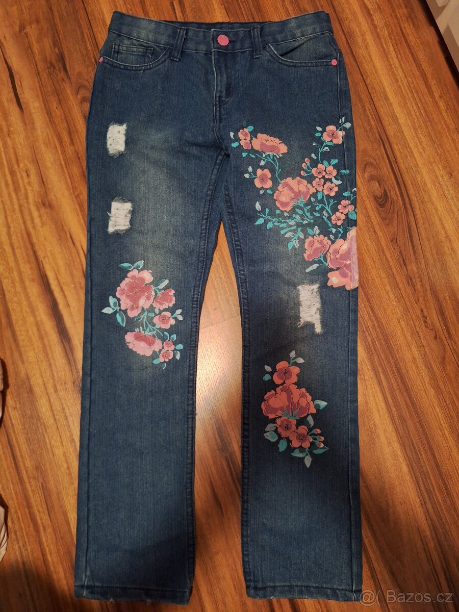 Mix dívčího oblečení vel. 134 - 9