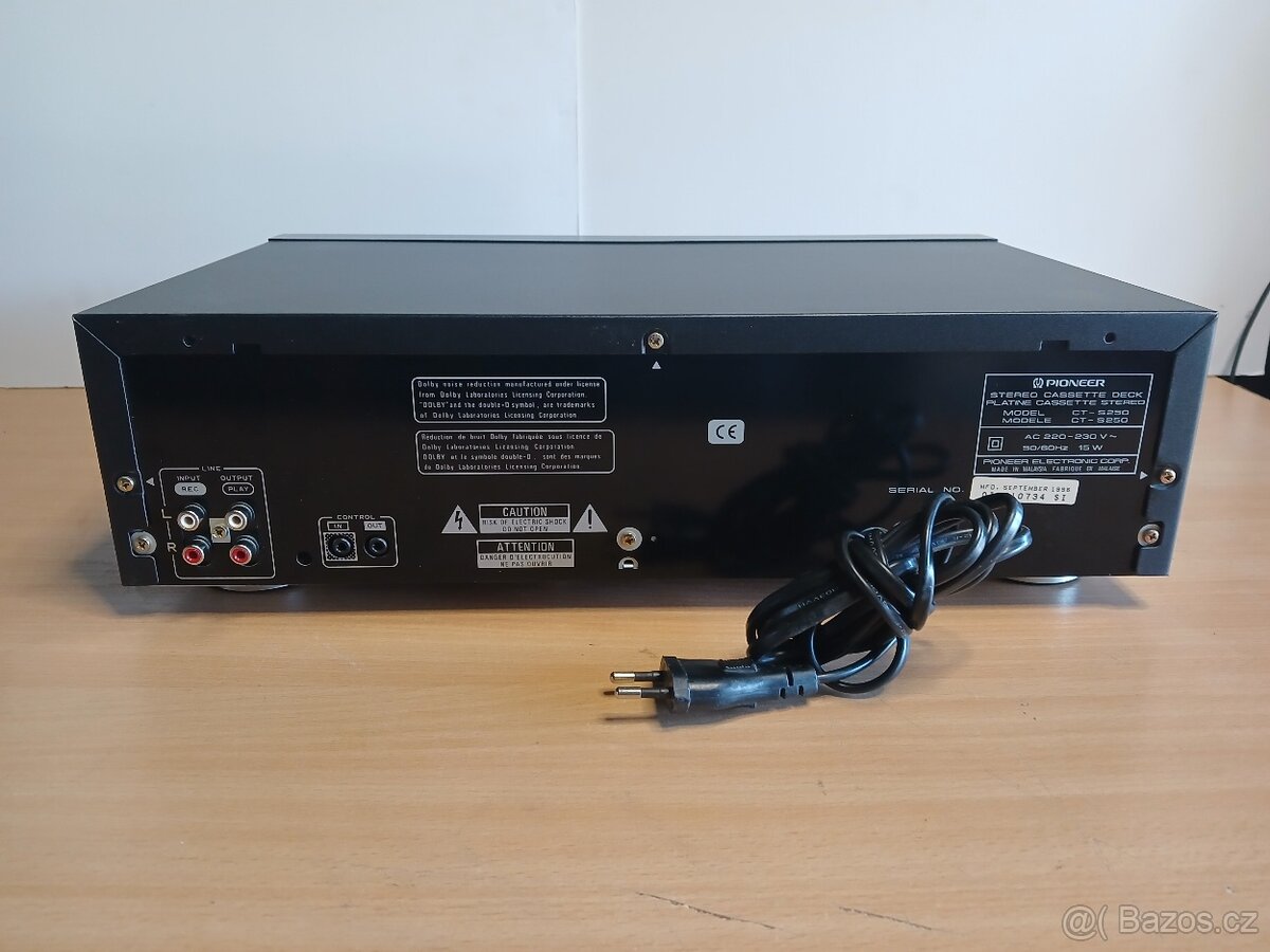 Pioneer hifi sestava, Recierv/Deck/Cd. D.O. - 9