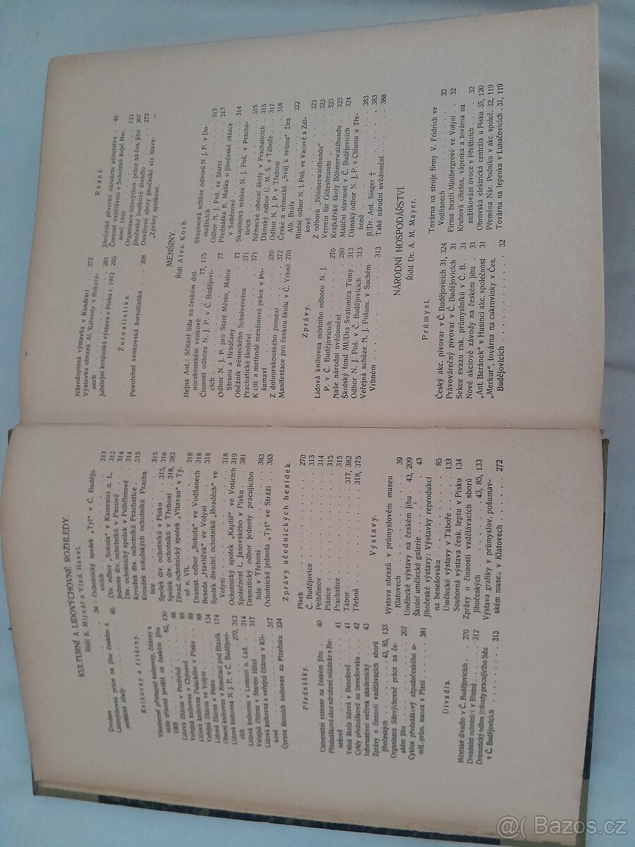 Jihočeský kraj 1911,II.ročník - 9