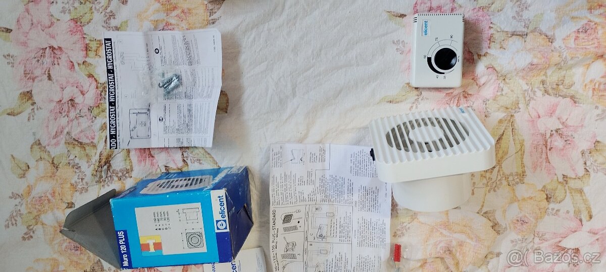 Koupelnový ventilátor Elicent + hygrostat - 9