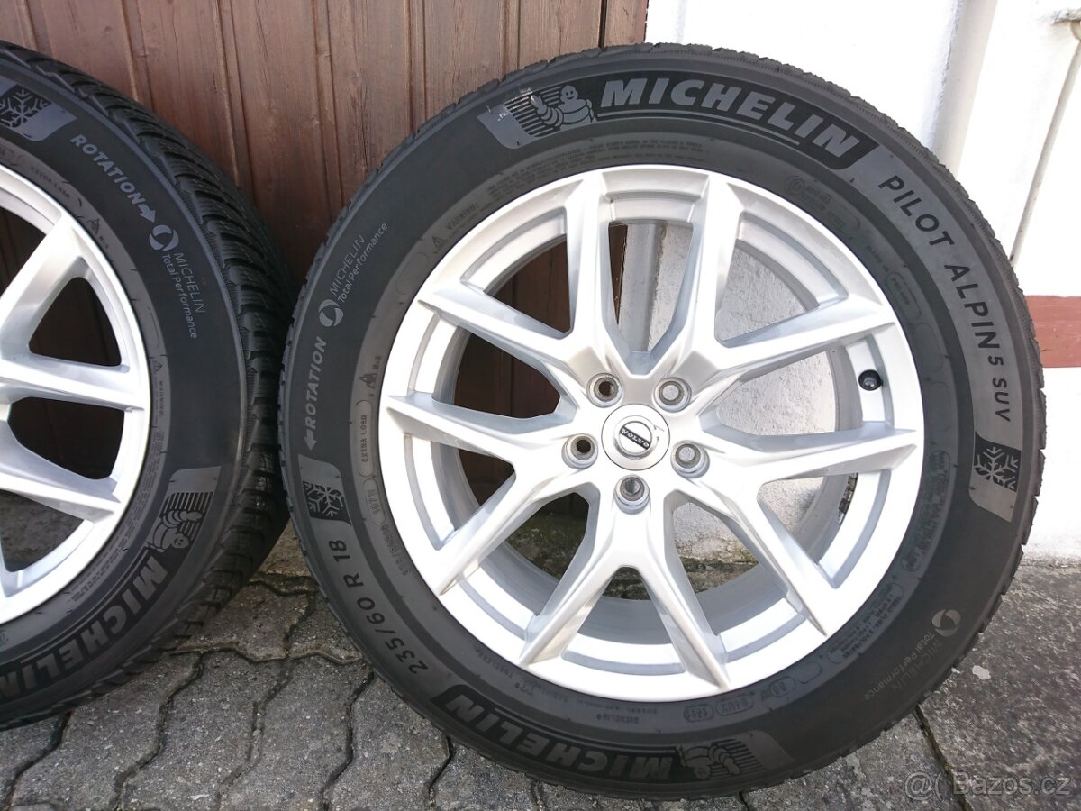 VOLVO XC 60 alu 18 zimní pneu Michelin 235/60/18 originalni - 9