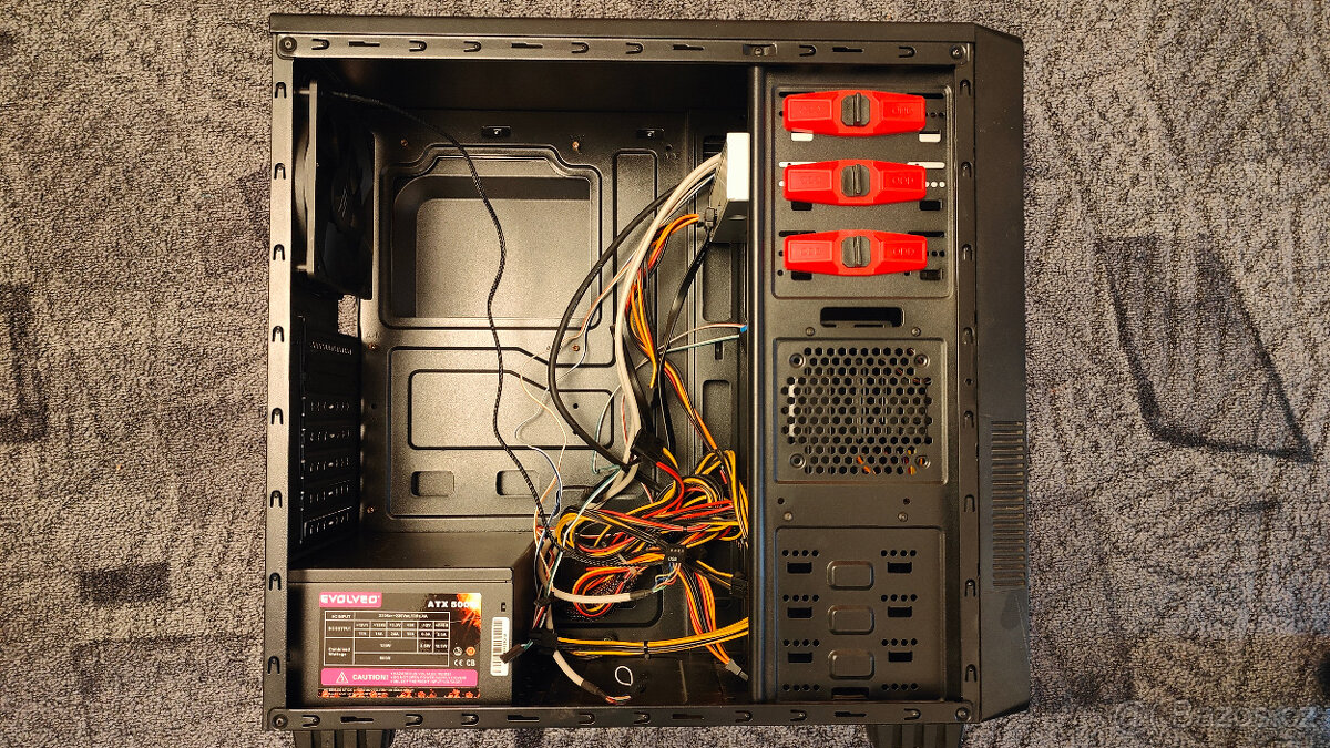 Počítačová skříň Evolveo + zdroj Evolveo 500W - 9