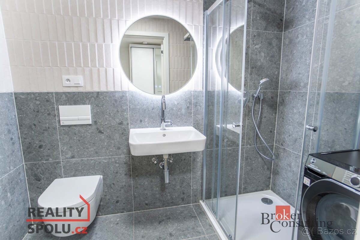 Pronájem, byty/1+kk, 37 m2, Bratislavská 946/82, 60200 Brno, - 9