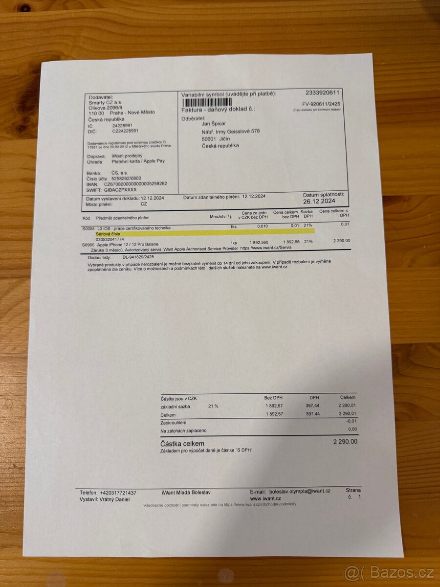 iPhone 12 Pro Space Grey TOP STAV - 9