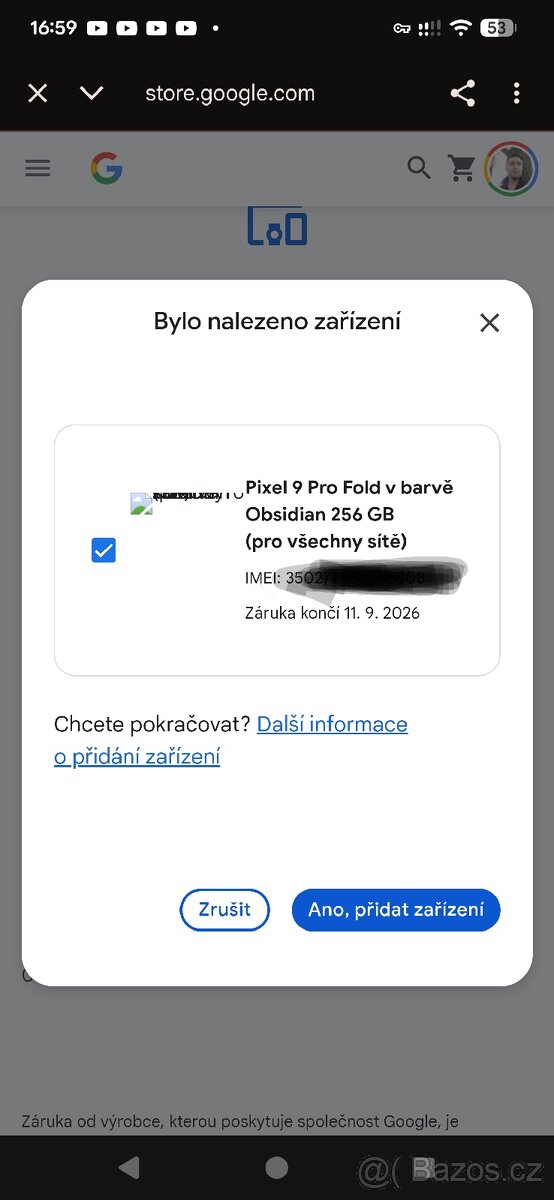 Google pixel 9 pro fold 256GB OBSIDIAN - 9