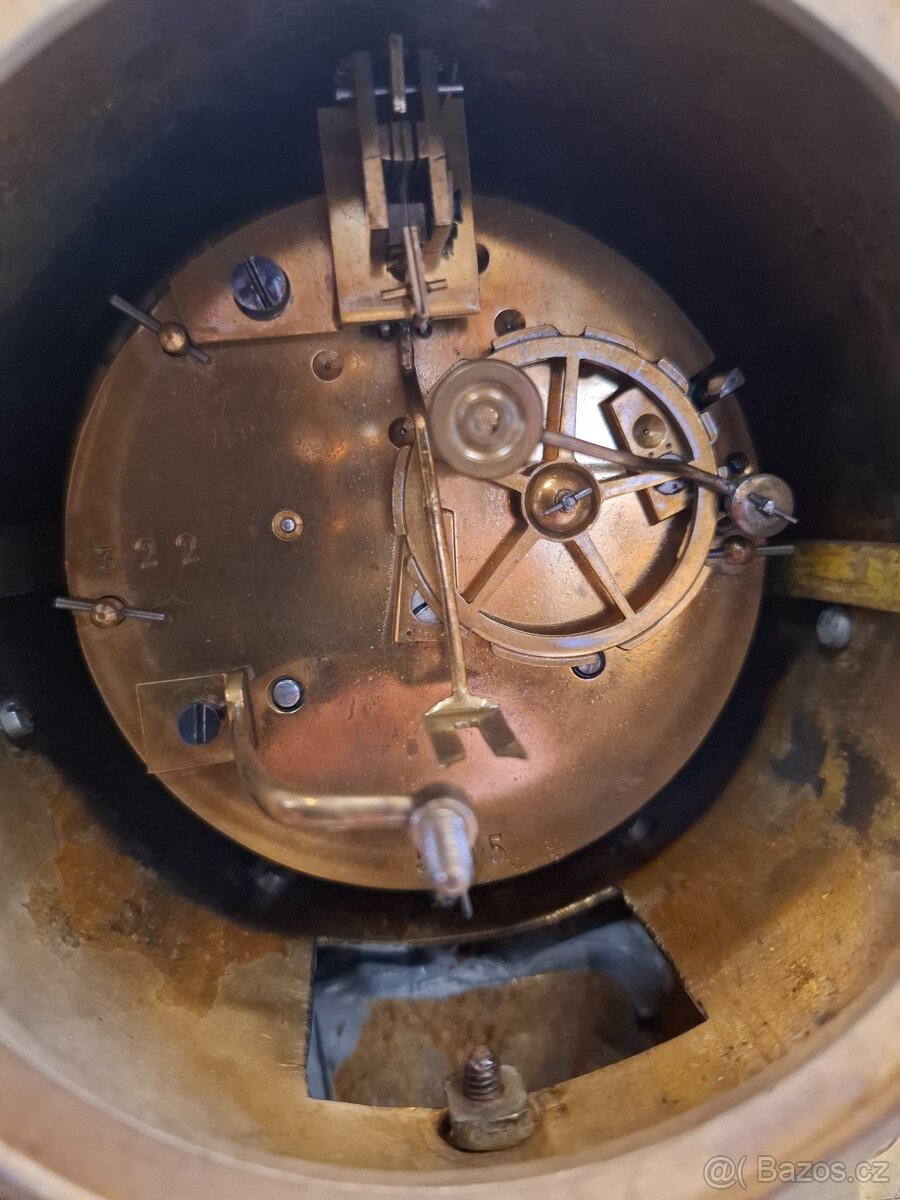 Francouzské bronzové hodiny - 9