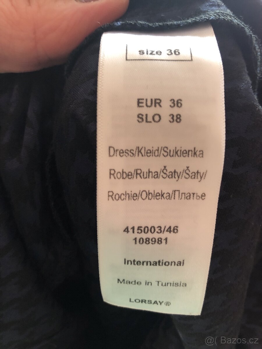 Pouzdrové šaty, vel. S 36 - 9