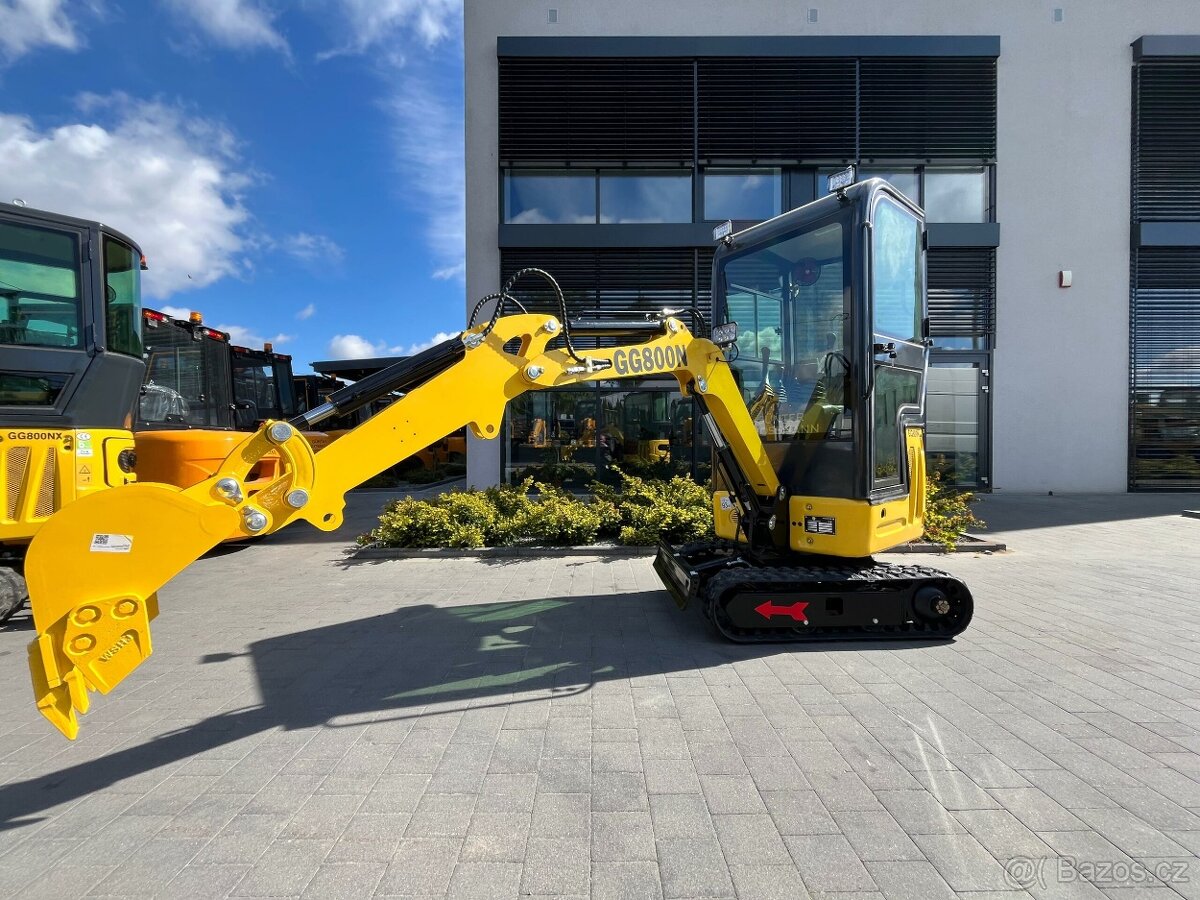 Minibáger GG 800NC Koncoročná AKCIA + Dovoz GRÁTIS - 9