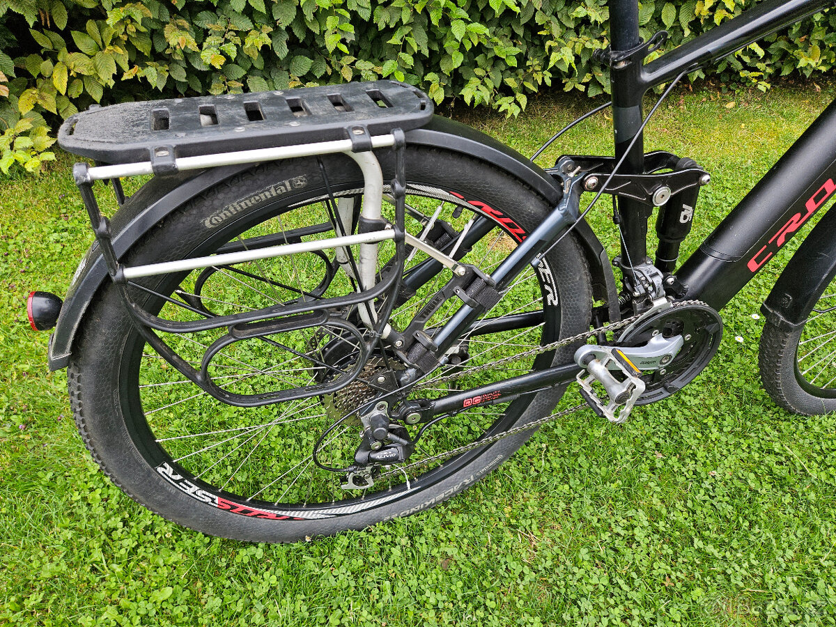 Rychlé 29" celoodpružené horské e-kolo, rám 19"+2 BATERIE - 9