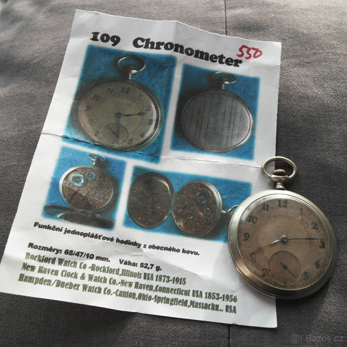 Kapesní hodinky Chronometer - 9