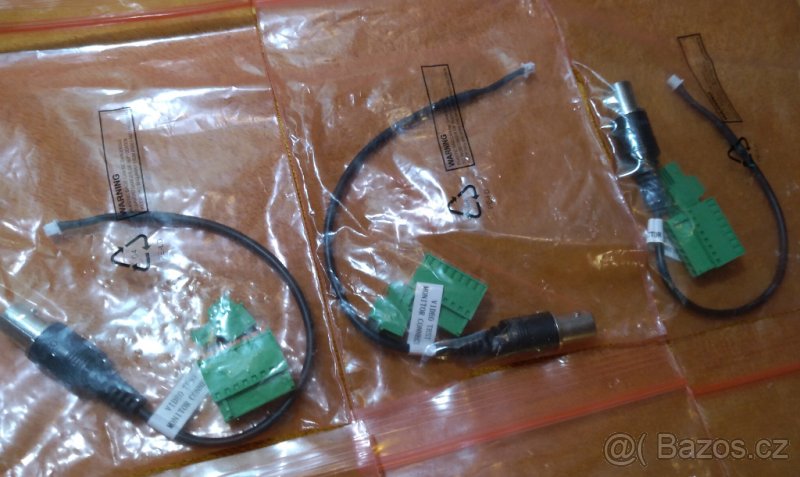 7x Kabel - video test monitor connector + příslušenství - 9