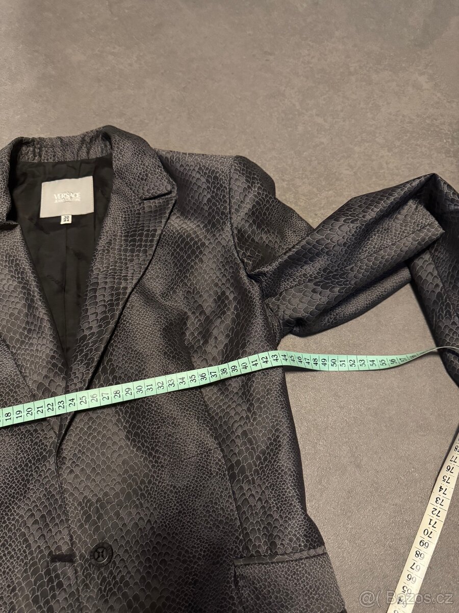 Originální Versace snakeskin blazer - 9