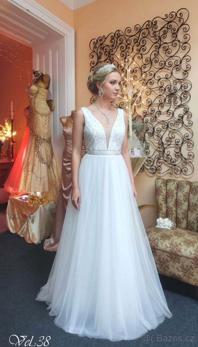 SVATEBNÍ ŠATY DO TANEČNÍCH-výprodej - 9